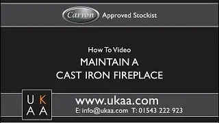 Maintaining a Cast Iron Fireplace