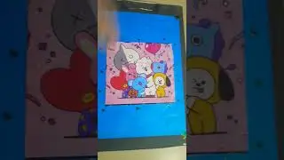 homemade bt21 writing pad