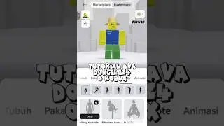 Tutorial ava doncelg24 0 robux #robloxindonesia