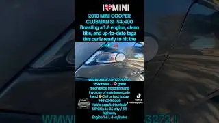 Mini cooper S only $4,400