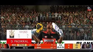 VIVO IPL 2021 - Devdutt Magical Paddikal Century PART 1🔥 | RCB vs RR | Real cricket 20