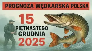 PROGNOZA KŁOWIENIA w Polsce na piętnastego grudnia dwa tysiące dwudziestego piątego roku: Rzuć wszy