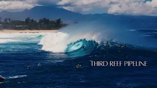 Huge Pipeline Spring Swell | Third Reef Sets