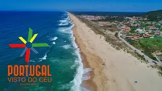 The paradise between 🏖️ mountains and the sea - Quiaios beach - Praia de Quiaios - 4K UltraHD