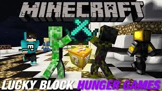 Minecraft: Lucky Block Hunger Games! GAME 1 - THE GREAT CHASE!