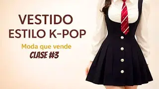 El vestido K-POP que TODAS quieren coser / Clase #3