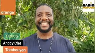 Anccy Clet un jeune guyanais passionné de tambour et de musique. Invité dans FOCUS sur Radio Mayouri