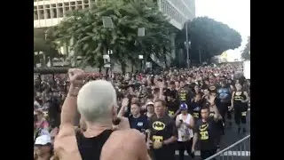 Fitz Koehler Announcing the Start of the DC Batman Run Los Angeles