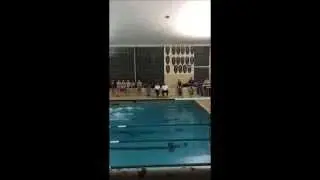 2015 Needham vs Wellesley - 1 Meter Diving - Alex Caswell