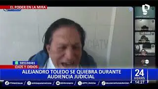 Alejandro Toledo se quiebra en audiencia y pide libertad: “He sido injustamente encarcelado”
