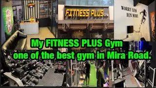 Aaj gym main video | one of the best gym Fitness plus | maza agaya 💪😍