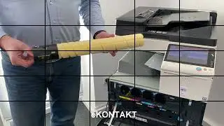 KONICA MINOLTA C308  jak wymienić toner w urządzeniu, instrukcja krok po kroku. eKONTAKT