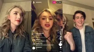 Peyton List | Instagram Live Stream | 1 April 2017 w/ Spencer List