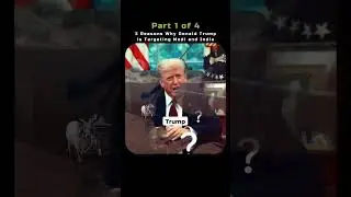 3 Reasons Why Donald Trump Tariffs are targeting MODI & India's economy - Part 1 of 4 #shorts