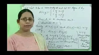 Topology Lecture 2 (Metric Space Example-I)