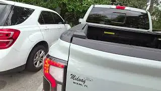 EGR Rolltrac Electric Retractable Bed Cover on a 2024 Ford Ranger Raptor