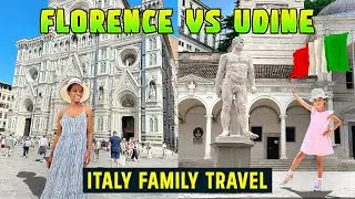 Florence vs Udine 🤯 Italy Family Travel | Hidden Gems & Must-See Spots 🇮🇹 | The Brigy Family