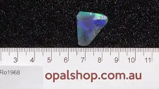 Ro1968 - Rubbed opal Single from Lightning Ridge, Australia
