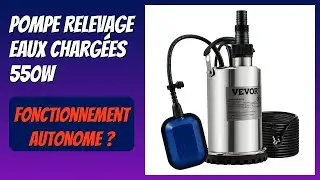 AVIS (2025) : Pompe Relevage Eaux Charg&eacute;es 550W. D&Eacute;TAILS