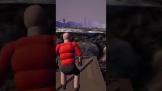3D Ragdoll - Parkour Adventure on the castle map