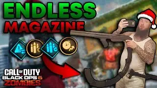 Using the ENDLESS MAGAZINE loadout on the BRAND NEW Jingle Hell's mode in Black Ops 6 Zombies!!