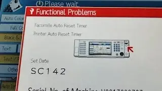 SC 142 RICOH ERROR SOLUTION