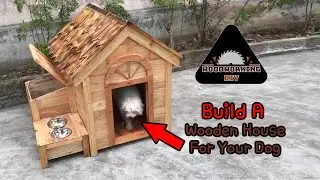 Amazing Woodworking Project From Old Pallets _ Build A Wooden House For Your Dog _ woodworking  DIY