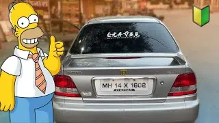 Modified Honda City VTEC | Custom Rear Design + Homer Simpson Fun Touch!