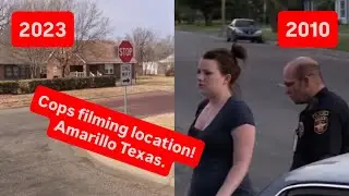 Cops filming location! Amarillo Texas. 2010 episode vs same exact area in 2023.