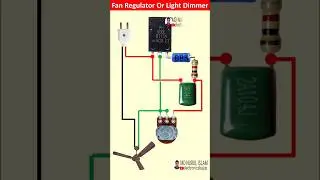 How To Make A Fan Regulator || How To Make A Lights Dimmer Circuit || AC Fan Speed Control Circuit