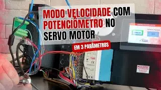 Modo Velocidade no Servo INVT: Controle com Potenciômetro (Tutorial Rápido)