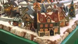 Gerald and Kathy's Lionel Polar Express Dept 56 Christmas Village 2015