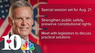 Gov. Bill Lee sets date for special session on gun laws
