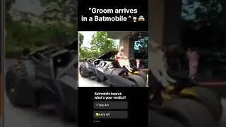 &ldquo;Indian Groom Arrives in a Batmobile! 🤵🦇💍&rdquo; #shorts