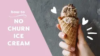 How to Make No Churn Ice Cream with a Fudge Swirl