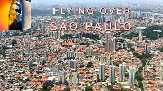 Unbelievable Views! Flying Over Sao Paulo Brazil