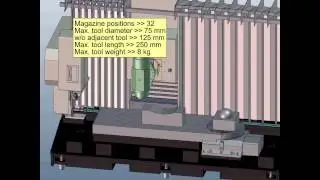 Column Moving Machining center