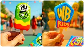 Animation TV Channels as Ice Cream by AI