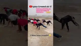 I miss you Ground #army #militaryexercise #cricket #aajadsaini #militarytraining #running #exercise
