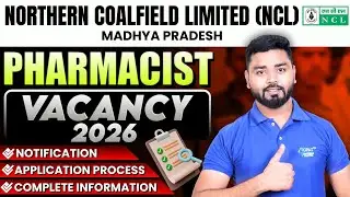 Pharmacist Vacancy 2026 | NCL Pharmacist | Coal India Subsidiary | Apply Offline #job #exam #yt