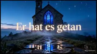 Er hat es getan