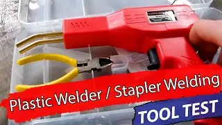 TOOL test: Plastic Welder - Hot stapel welding - Bumper Repair - Welding Machine Gun - Bildilla Mag
