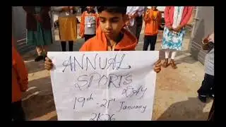 Some moments of the inaugural ceremony of our school's annual sports festival on 19/01/2025 