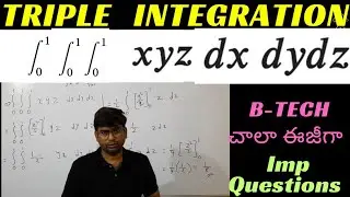 triple integration imp Questions btech maths |triple integration xyz dx dy dz|Integral multiple|m1