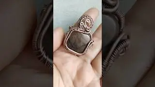 #Piatra #inel #Andaluzit #cupru #bijuterii #handmade #jewellery #crystals #pendant #jewelry