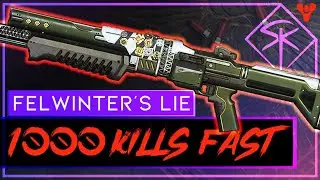 Destiny 2 | FAST & EASY 1000 SHOTGUN KILLS! Felwinter's Lie Quest