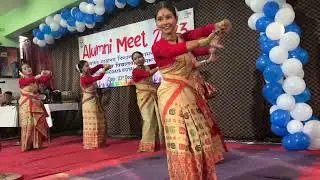 Bihu dance alumni meet jnv Rangia