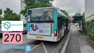 [RATP - Ligne 270] - Avenue des Érables → Victor Baltard [MAN NL223 - Habillage]