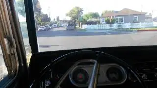 1969 Clark Cortez motorhome test drive around the block.