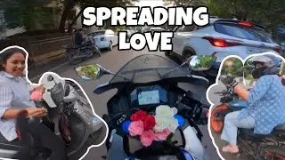 Giving Roses to Strangers | Spreading Love on the Streets 🌹